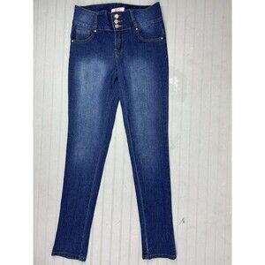 U-51 Size 5 Womens Jeans Skinny Mid Rise Dark Wash Stretch